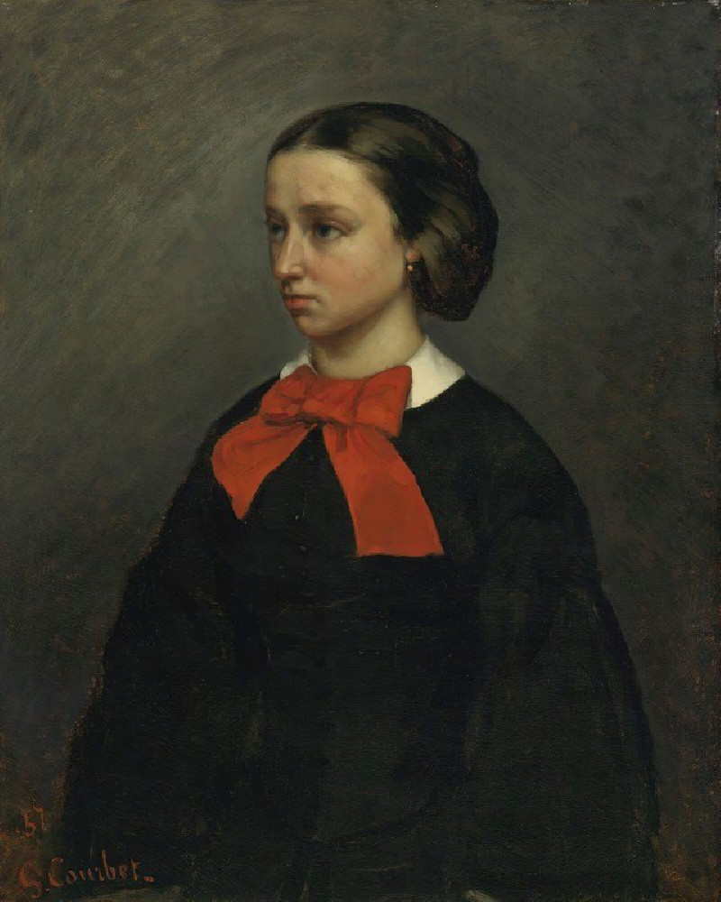 Gustave Courbet reprodukcija Mademoiselle Jacquet (1857), VISOS REPRODUKCIJOS , paveikslai, reprodukcijos internetu