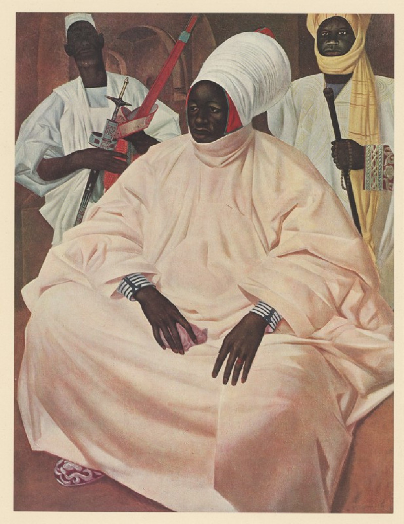 Dessins et peintures d’Afrique pl 8 (1927) reproduction of painting by Alexandre Jacovleff. ALL GICLEE PRINTS