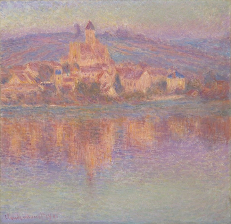 Vétheuil (1901) reproduction of painting by Oscar-Claude Monet. ALL GICLEE PRINTS