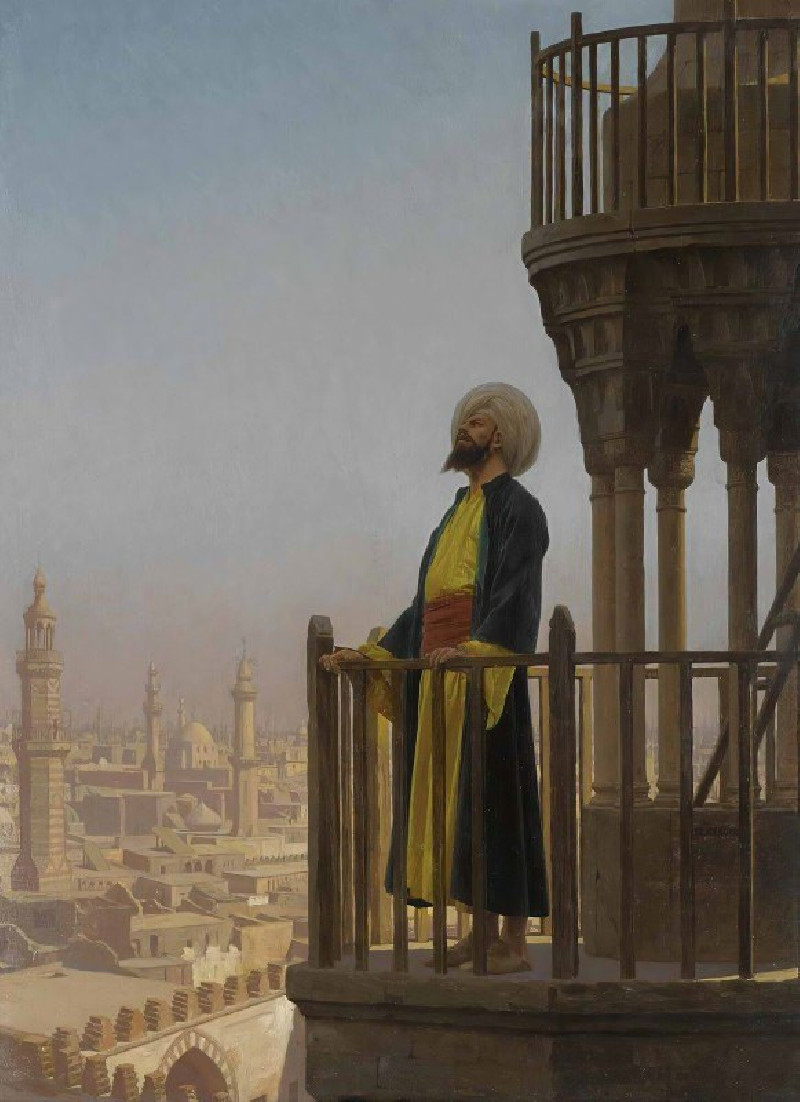 Le Muezzin reproduction of painting by Jean-Léon Gérôme. ALL GICLEE PRINTS