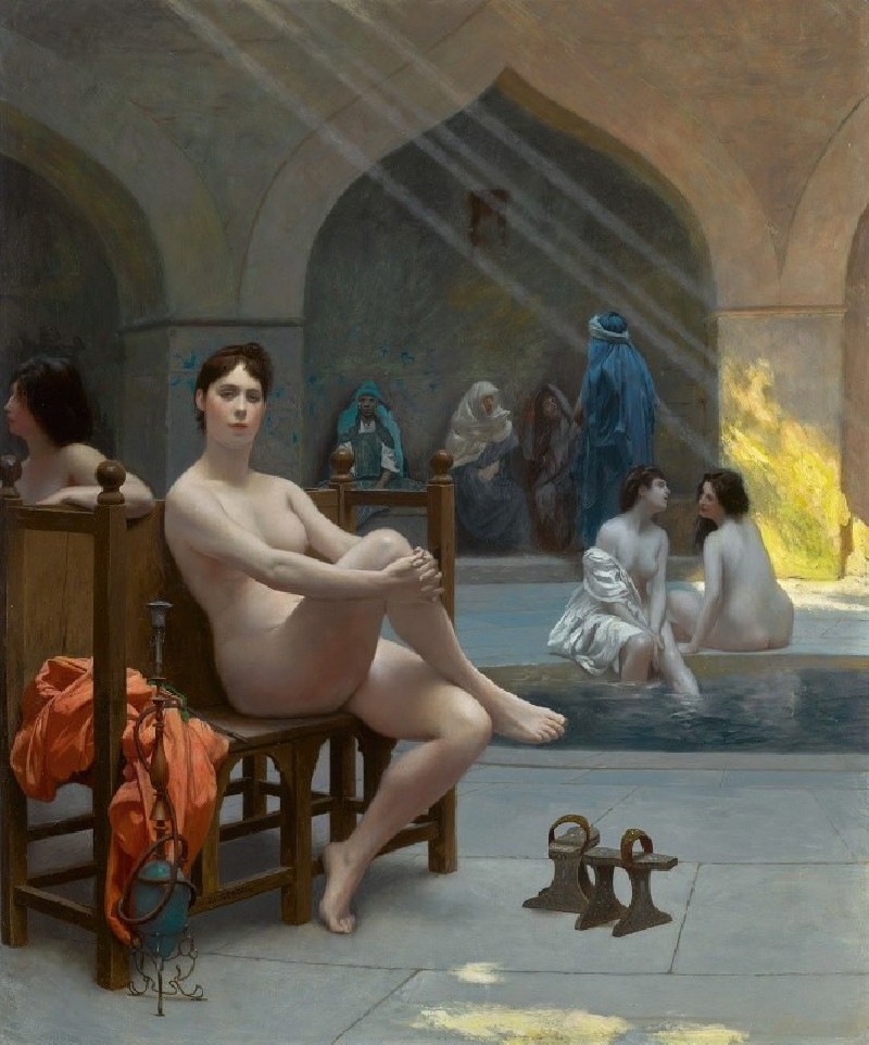 Le Bain des femmes reproduction of painting by Jean-Léon Gérôme. ALL GICLEE PRINTS