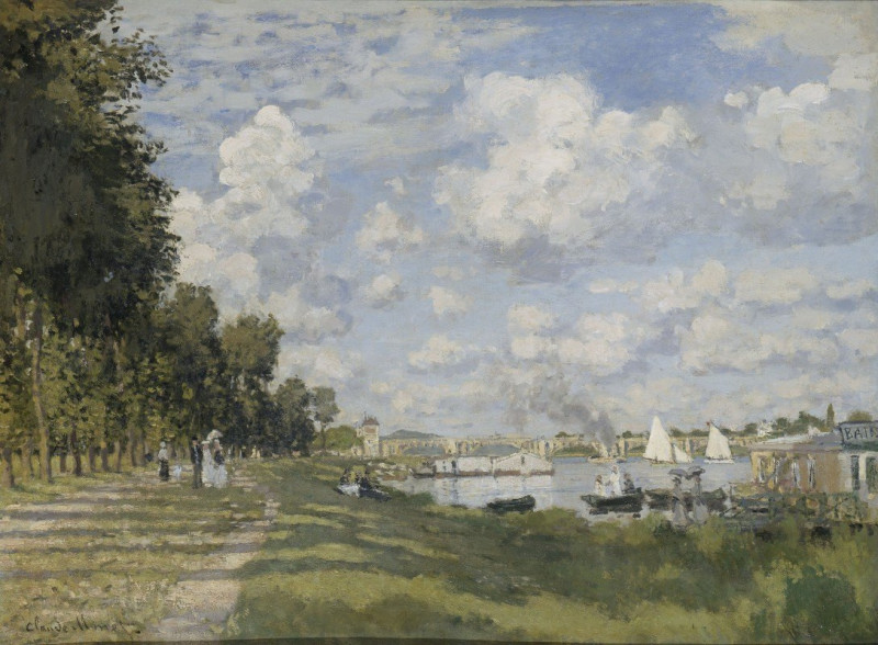 Bassin d’Argenteuil (circa 1872) reproduction of painting by Oscar-Claude Monet. ALL GICLEE PRINTS