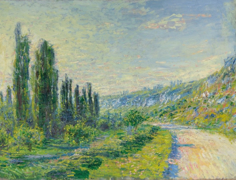 La Route De Vétheuil reproduction of painting by Oscar-Claude Monet. ALL GICLEE PRINTS