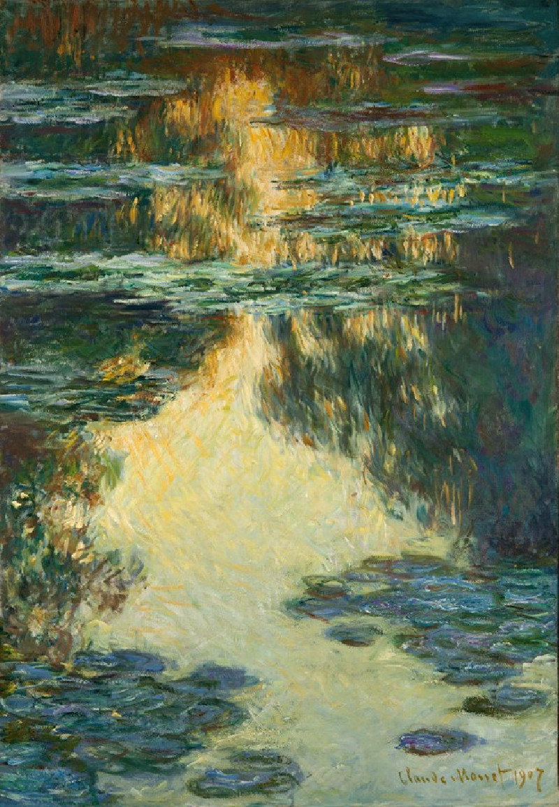 Oscar-Claude Monet reprodukcija Water Lilies (1907), VISOS REPRODUKCIJOS , paveikslai, reprodukcijos internetu