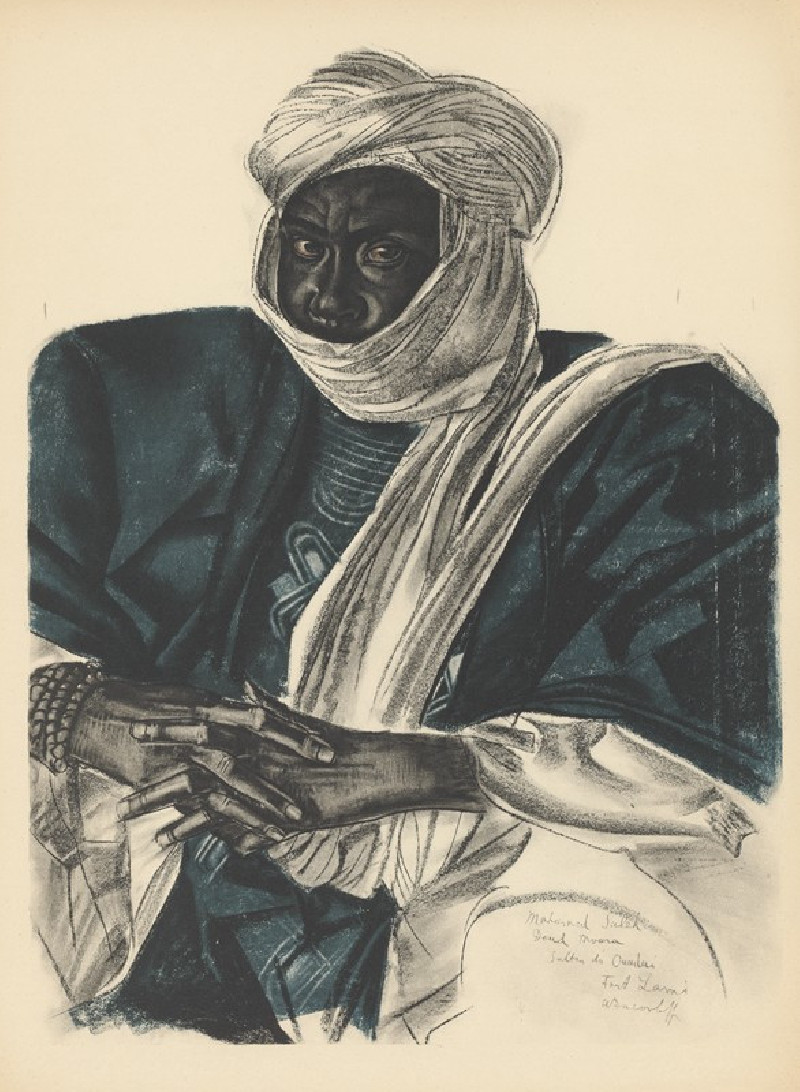 Dessins et peintures d’Afrique pl 11 (1927) reproduction of painting by Alexandre Jacovleff. ALL GICLEE PRINTS