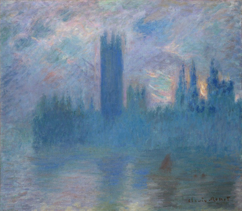 Houses of Parliament, London (1900) reproduction of painting by Oscar-Claude Monet. ALL GICLEE PRINTS