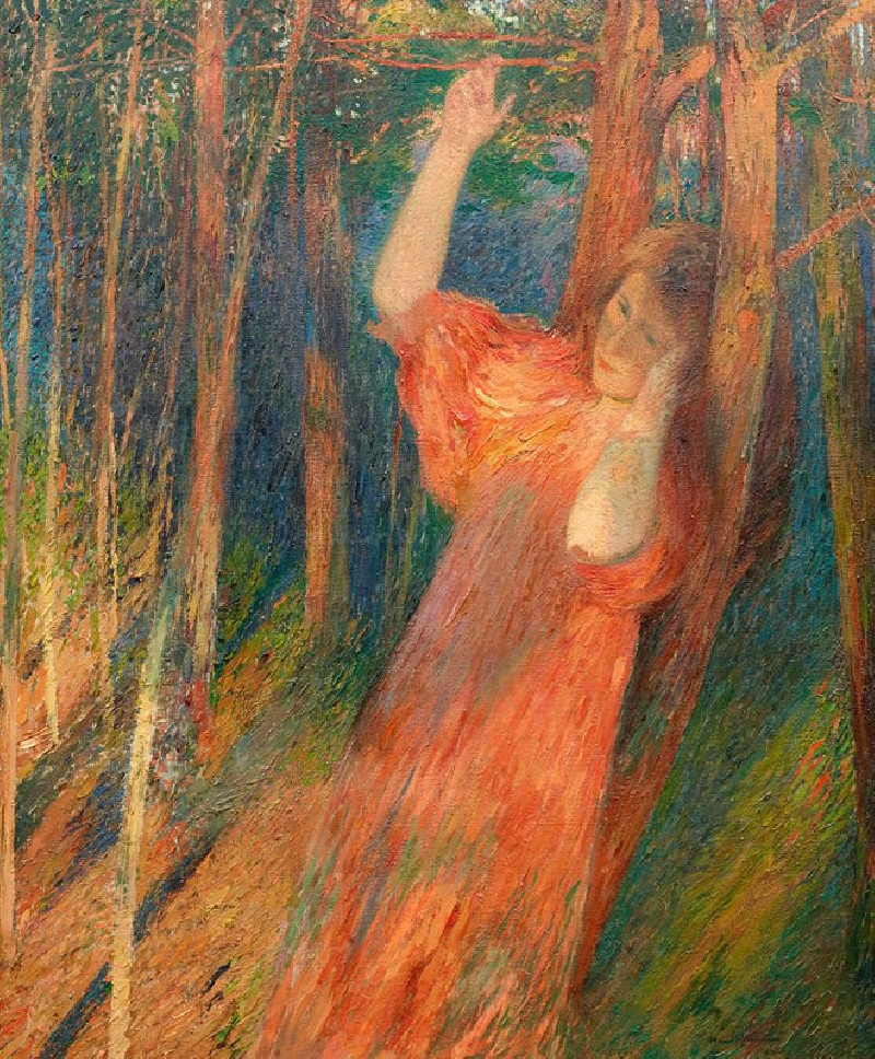 Rêverie automnale reproduction of painting by Henri Martin. ALL GICLEE PRINTS