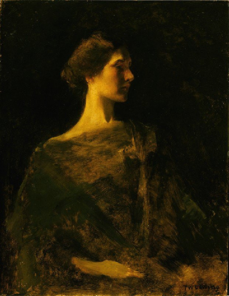 Alma (ca. 1895-1900) reproduction of painting by Thomas Wilmer Dewing. ALL GICLEE PRINTS