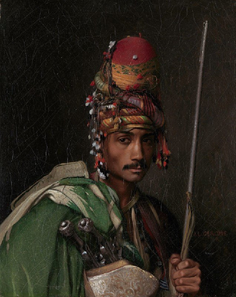 Bashi-Bazouk (ca. 1868–69) reproduction of painting by Jean-Léon Gérôme. ALL GICLEE PRINTS