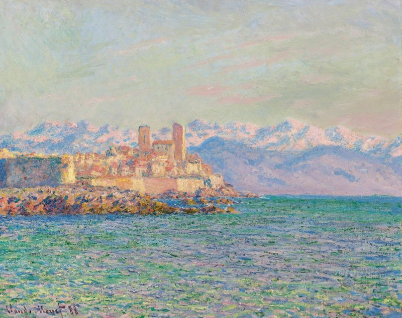 Antibes, Le Fort (1888) reproduction of painting by Oscar-Claude Monet. ALL GICLEE PRINTS