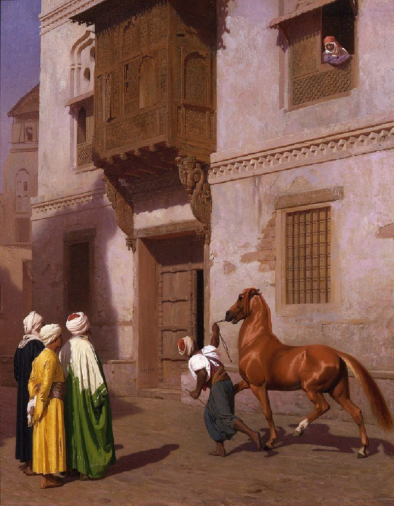 The Horse Market (1867) reproduction of painting by Jean-Léon Gérôme. ALL GICLEE PRINTS