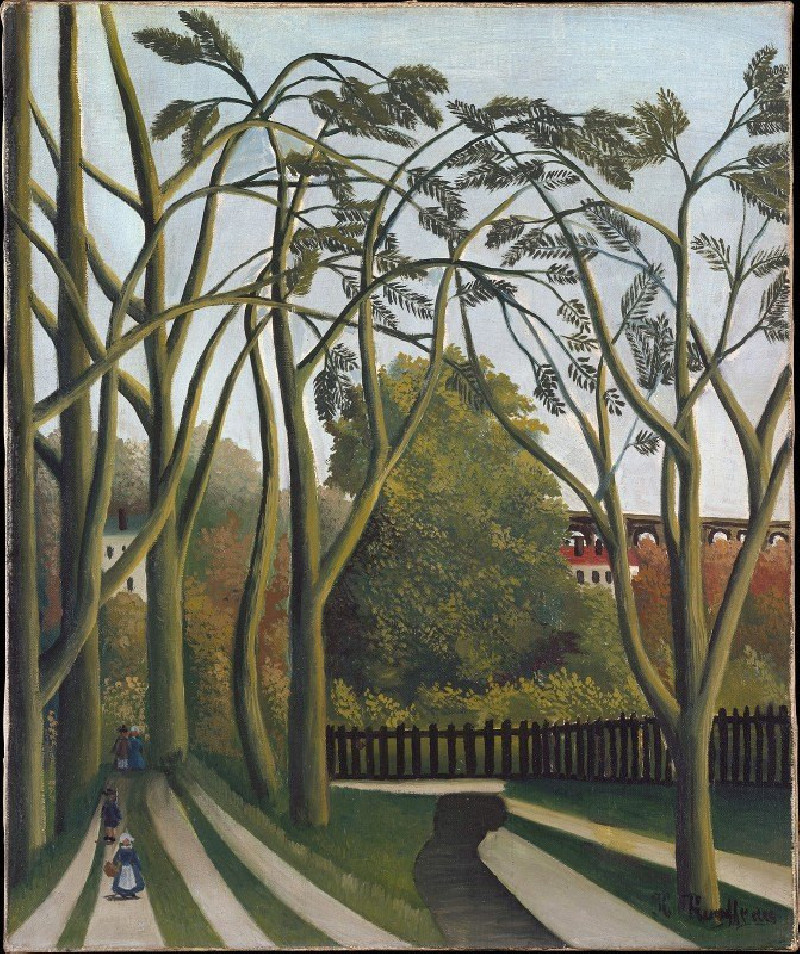 The Banks of the Bièvre near Bicêtre (ca. 1908–09) reproduction of painting by Henri Rousseau. ALL GICLEE PRINTS