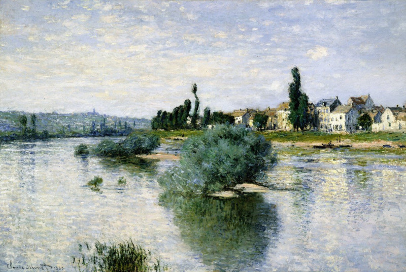 Oscar-Claude Monet reprodukcija The Seine at Lavacourt (1880), VISOS REPRODUKCIJOS , paveikslai, reprodukcijos internetu