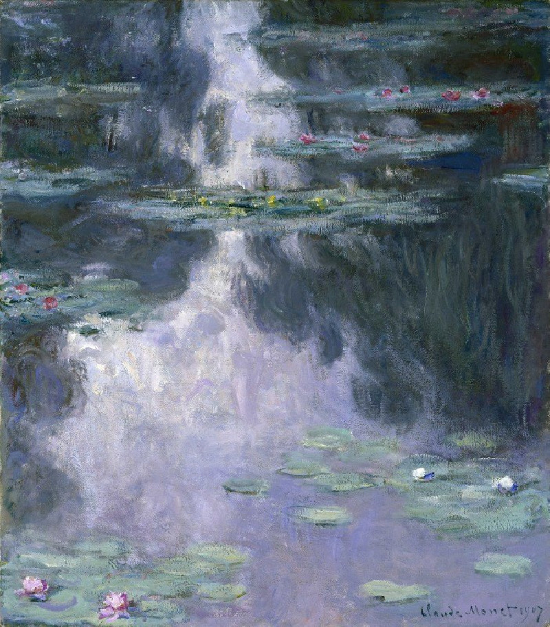 Water Lilies (Nymphéas) reproduction of painting by Oscar-Claude Monet. ALL GICLEE PRINTS