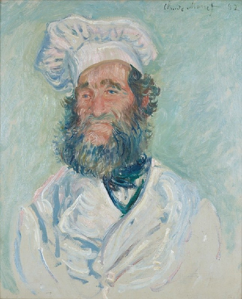 Oscar-Claude Monet reprodukcija Der Koch (Le Père Paul) Monsieur Paul (1882), VISOS REPRODUKCIJOS , paveikslai, reprodukcijos...