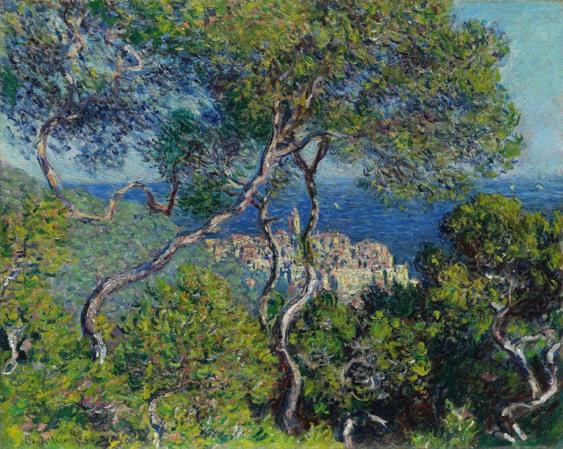 Bordighera (1884) reproduction of painting by Oscar-Claude Monet. ALL GICLEE PRINTS