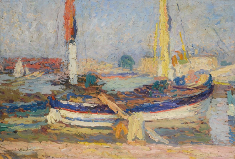 La Barque reproduction of painting by Henri Martin. ALL GICLEE PRINTS