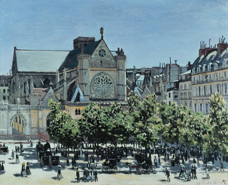 Oscar-Claude Monet reprodukcija St. Germain l’Auxerrois (1867), VISOS REPRODUKCIJOS , paveikslai, reprodukcijos internetu