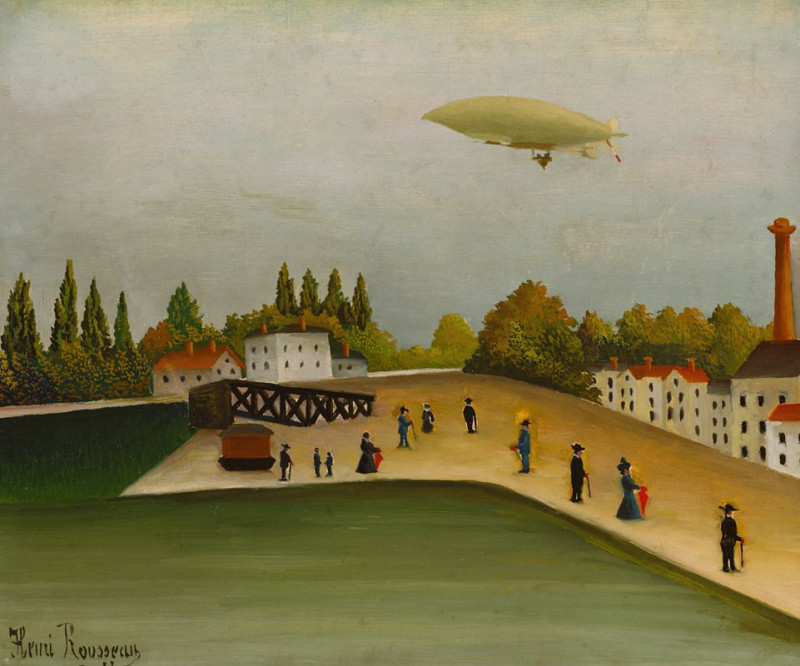 Quai d’Ivry (circa 1907) reproduction of painting by Henri Rousseau. ALL GICLEE PRINTS