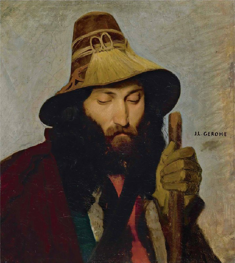 Portrait Of An Italian Man reproduction of painting by Jean-Léon Gérôme. ALL GICLEE PRINTS