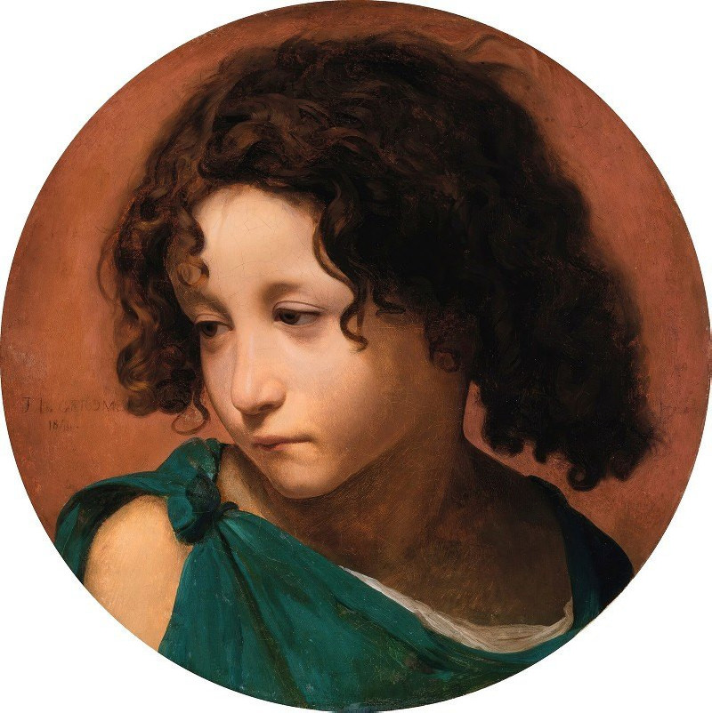 Portrait D’enfant (1844) reproduction of painting by Jean-Léon Gérôme. ALL GICLEE PRINTS