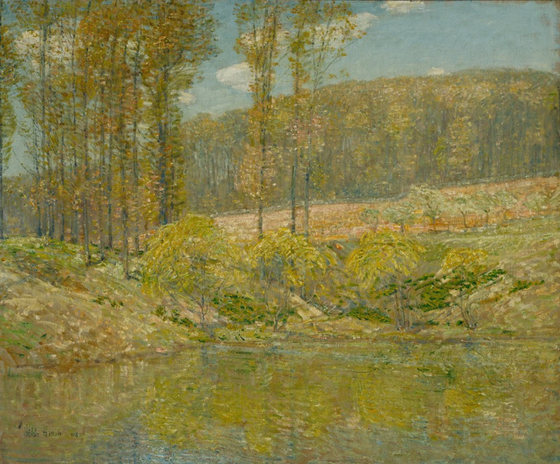 Childe Hassam reprodukcija Spring, Navesink Highlands (1908), VISOS REPRODUKCIJOS , paveikslai, reprodukcijos internetu