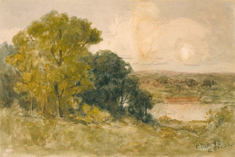 On the Seekonk (1892) reproduction of painting by Edward Mitchell Bannister. ALL GICLEE PRINTS