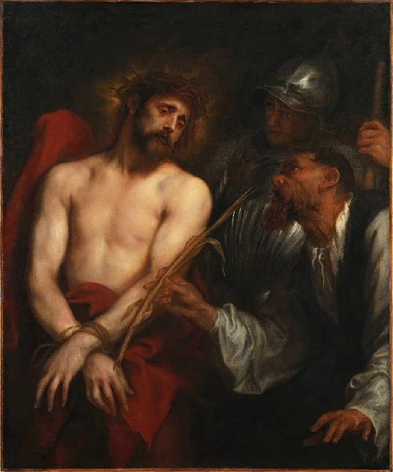 The Mocking of Christ (1628–30) reproduction of painting by Anthony van Dyck. ALL GICLEE PRINTS