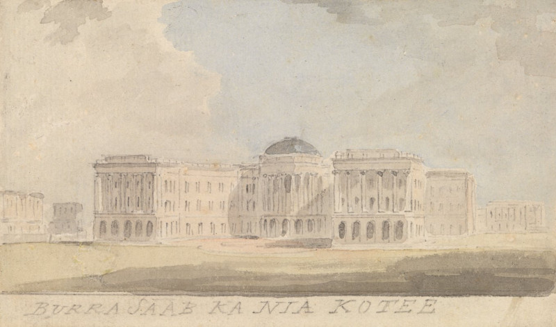 New Government House at Calcutta reproduction of painting by Samuel Davis. ALL GICLEE PRINTS