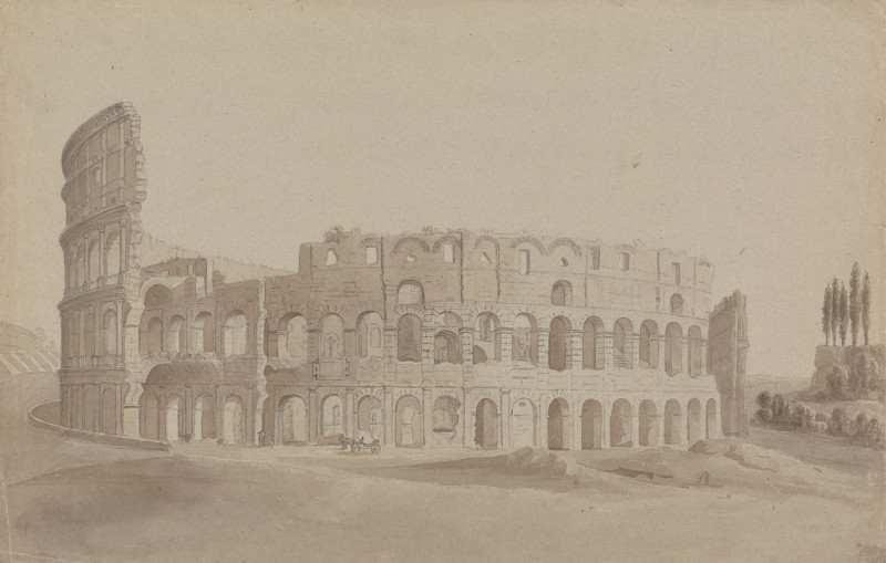 The Colosseum, Rome (1818) reproduction of painting by Isaac Weld. ALL GICLEE PRINTS