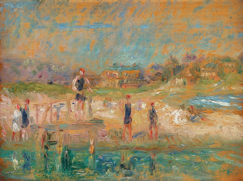 Bathers (circa 1918) reproduction of painting by William James Glackens. ALL GICLEE PRINTS