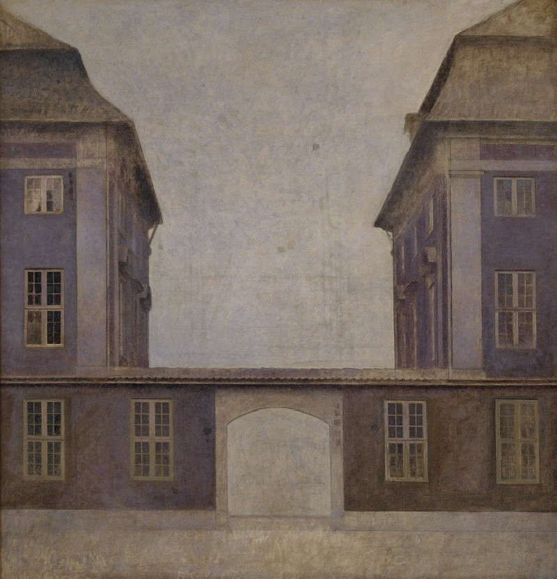 The Buildings of the Asiatic Company, seen from St. Annæ Street reproduction of painting by Vilhelm Hammershøi. ALL GICLEE PR...