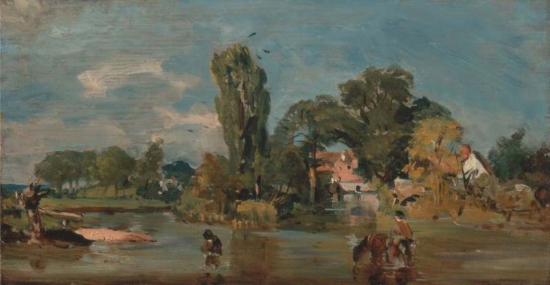 Flatford Mill reproduction of painting by John Constable. ALL GICLEE PRINTS