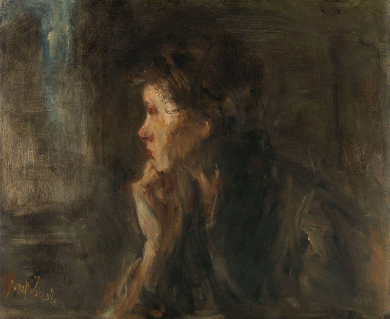 ‘Meditation’ (1896) reproduction of painting by Jozef Israëls. ALL GICLEE PRINTS