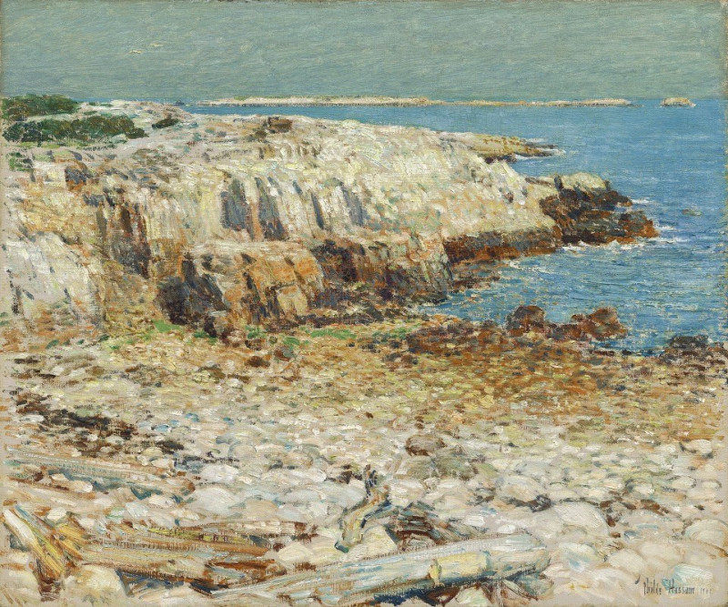 A North East Headland (1901) reproduction of painting by Childe Hassam. ALL GICLEE PRINTS