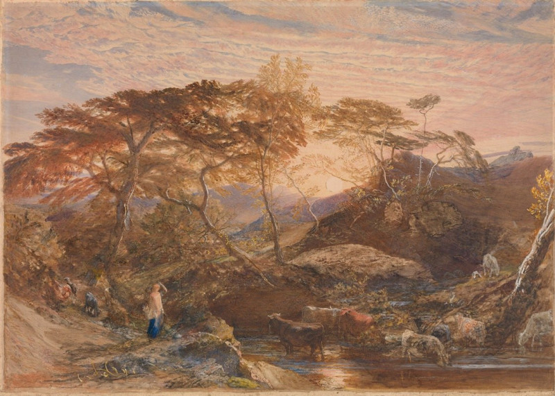 Samuel Palmer reprodukcija Sabrina (1856), VISOS REPRODUKCIJOS , paveikslai, reprodukcijos internetu