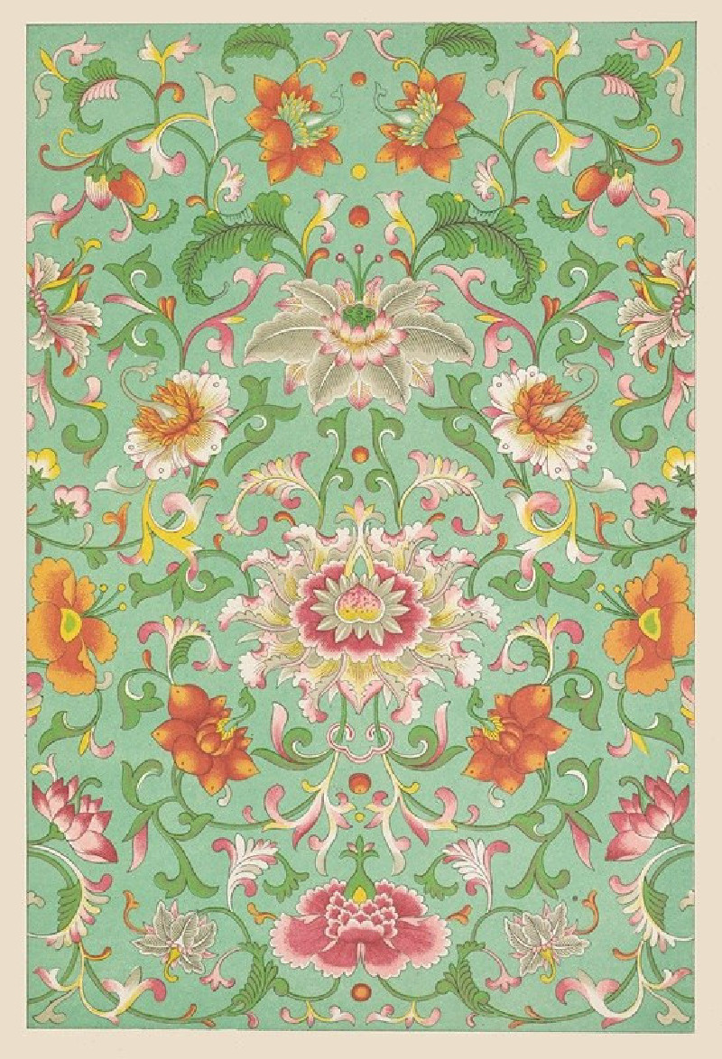 Examples of Chinese ornament, Pl.67 (1867) reproduction of painting by Owen Jones. ALL GICLEE PRINTS