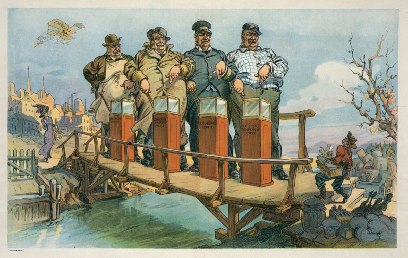 Udo Keppler reprodukcija The toll-takers (1911), VISOS REPRODUKCIJOS , paveikslai, reprodukcijos internetu