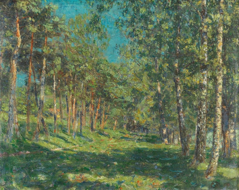 Forest (1900) reproduction of painting by Christian Rohlfs. ALL GICLEE PRINTS