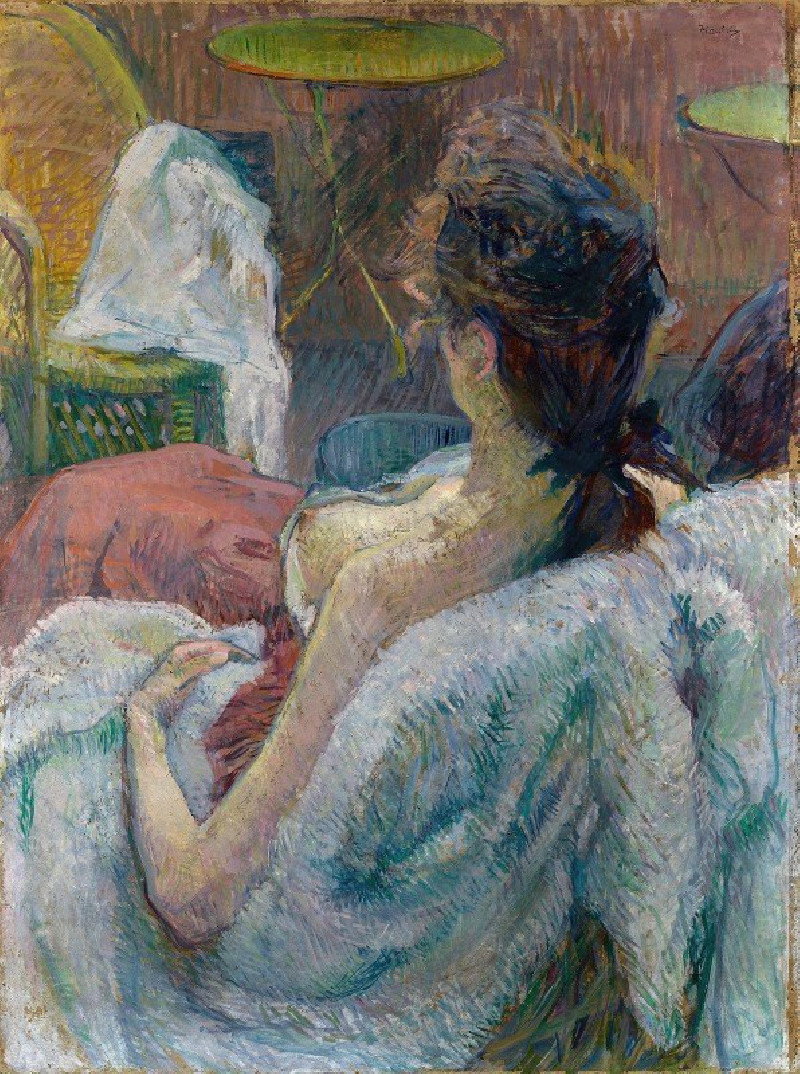 The Model Resting (1889) reproduction of painting by Henri de Toulouse-Lautrec. ALL GICLEE PRINTS