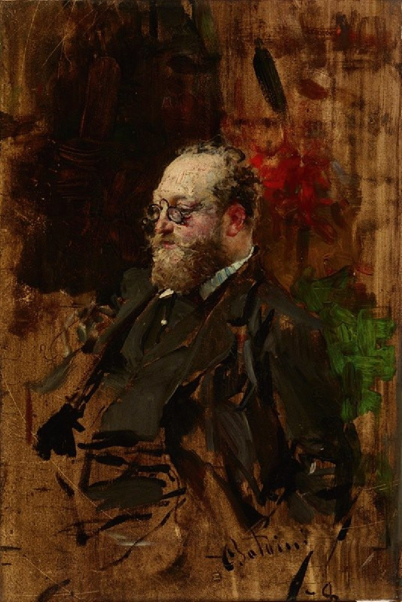 Portrait of Ferdynand Bryndza (1878) reproduction of painting by Giovanni Boldini. ALL GICLEE PRINTS