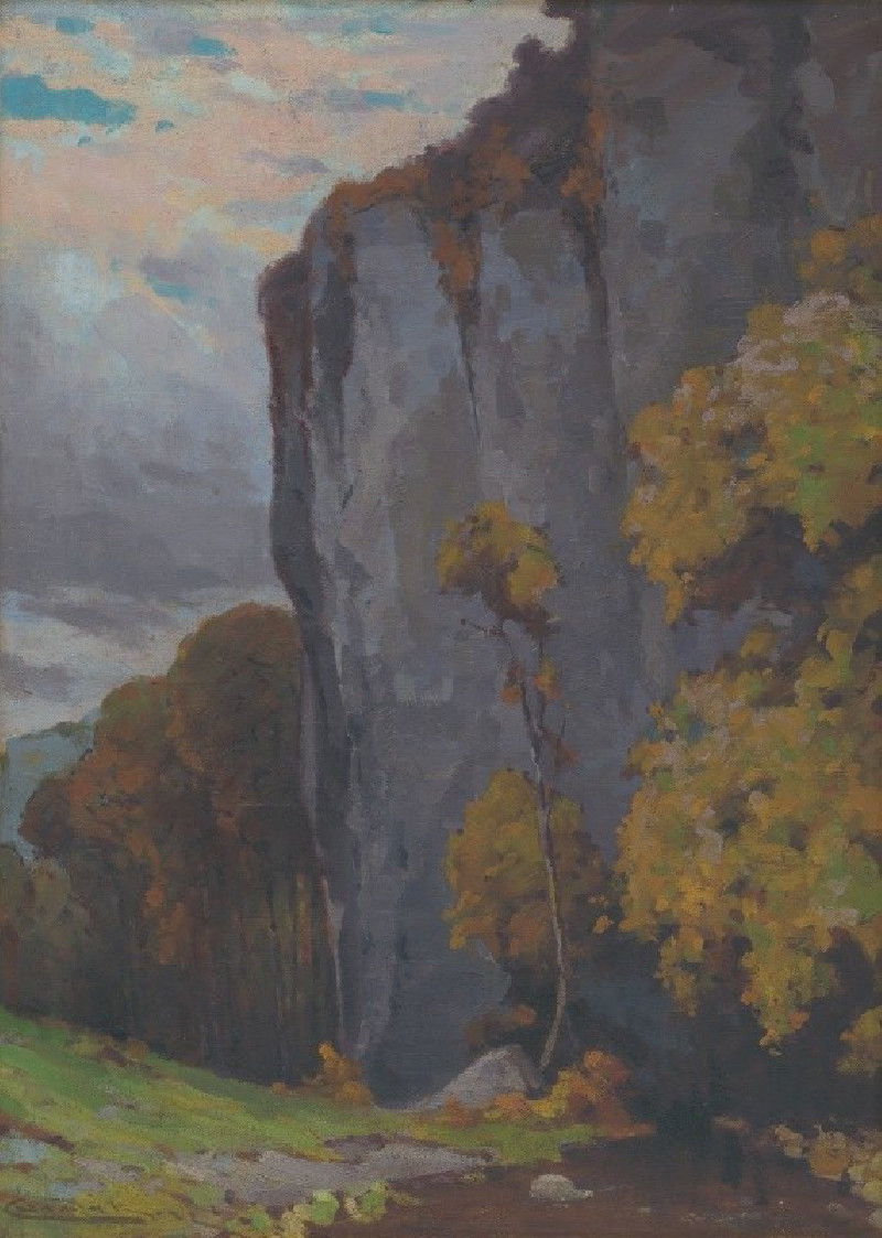 Zádiel (1932) reproduction of painting by Ľudovít Čordák. ALL GICLEE PRINTS