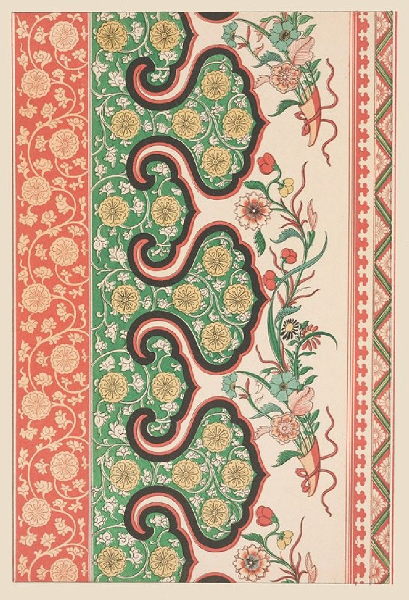 Examples of Chinese ornament, Pl.83 (1867) reproduction of painting by Owen Jones. ALL GICLEE PRINTS