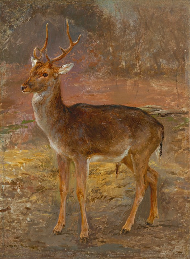 Cerf reproduction of painting by Rosa Bonheur. ALL GICLEE PRINTS