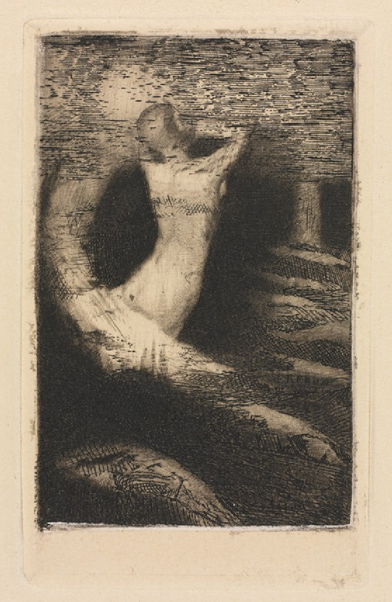 Passage of a Soul (1891) reproduction of painting by Odilon Redon. ALL GICLEE PRINTS