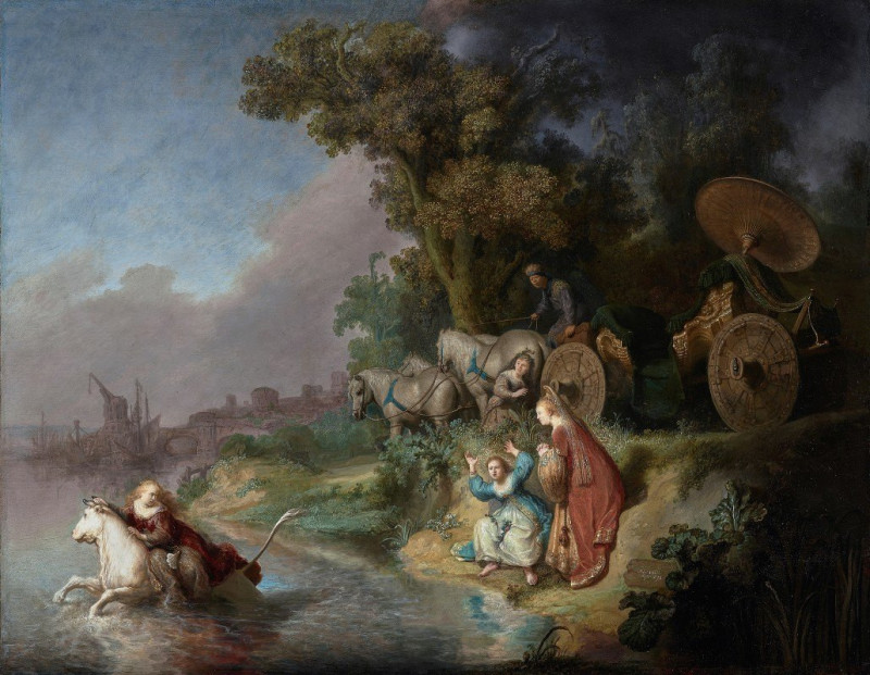 The Abduction of Europa (1632) reproduction of painting by Rembrandt van Rijn. ALL GICLEE PRINTS