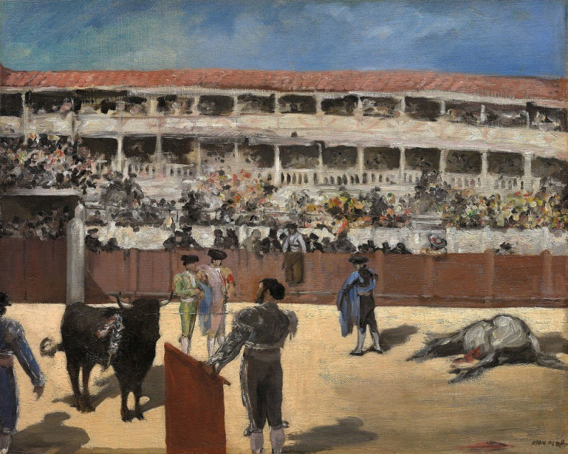 Edouard Manet reprodukcija Bullfight (1865), VISOS REPRODUKCIJOS , paveikslai, reprodukcijos internetu