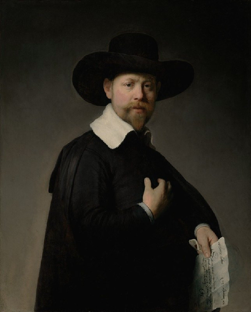 Rembrandt van Rijn reprodukcija Portrait of Marten Looten (1632), VISOS REPRODUKCIJOS , paveikslai, reprodukcijos internetu