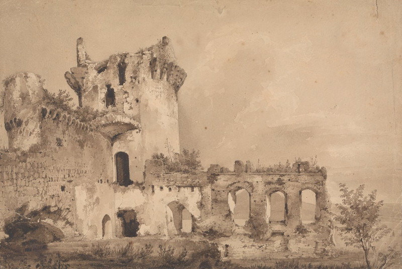 Ruins (1818) reproduction of painting by Isaac Weld. ALL GICLEE PRINTS