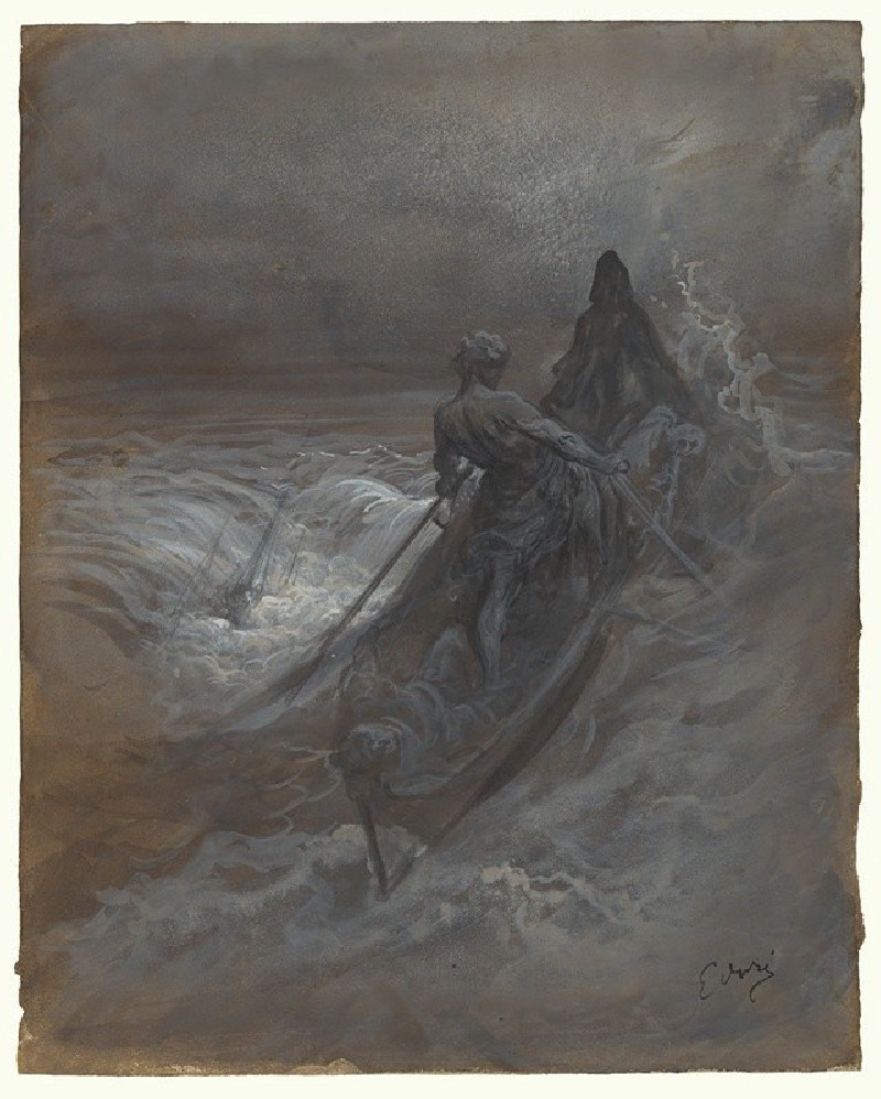 After the Shipwreck – Design for an Illustration of Coleridge’s The Rime of the Ancient Mariner (about 1875) reproduction of ...